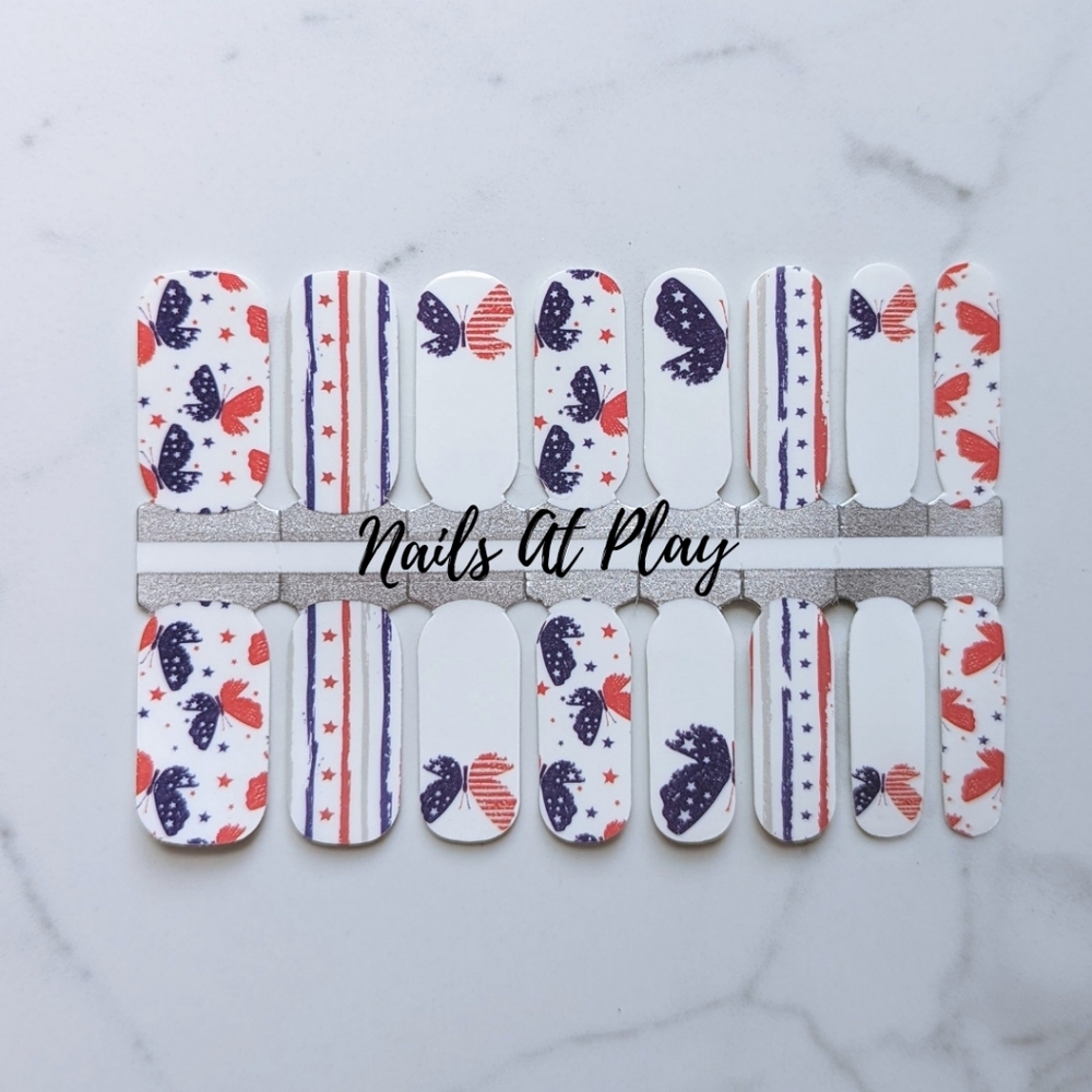 5 for $15 Nail Wraps- Freedom Wings